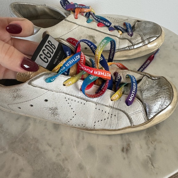 Preloved Golden Goose Metallic Sneakers - Picture 3 of 13
